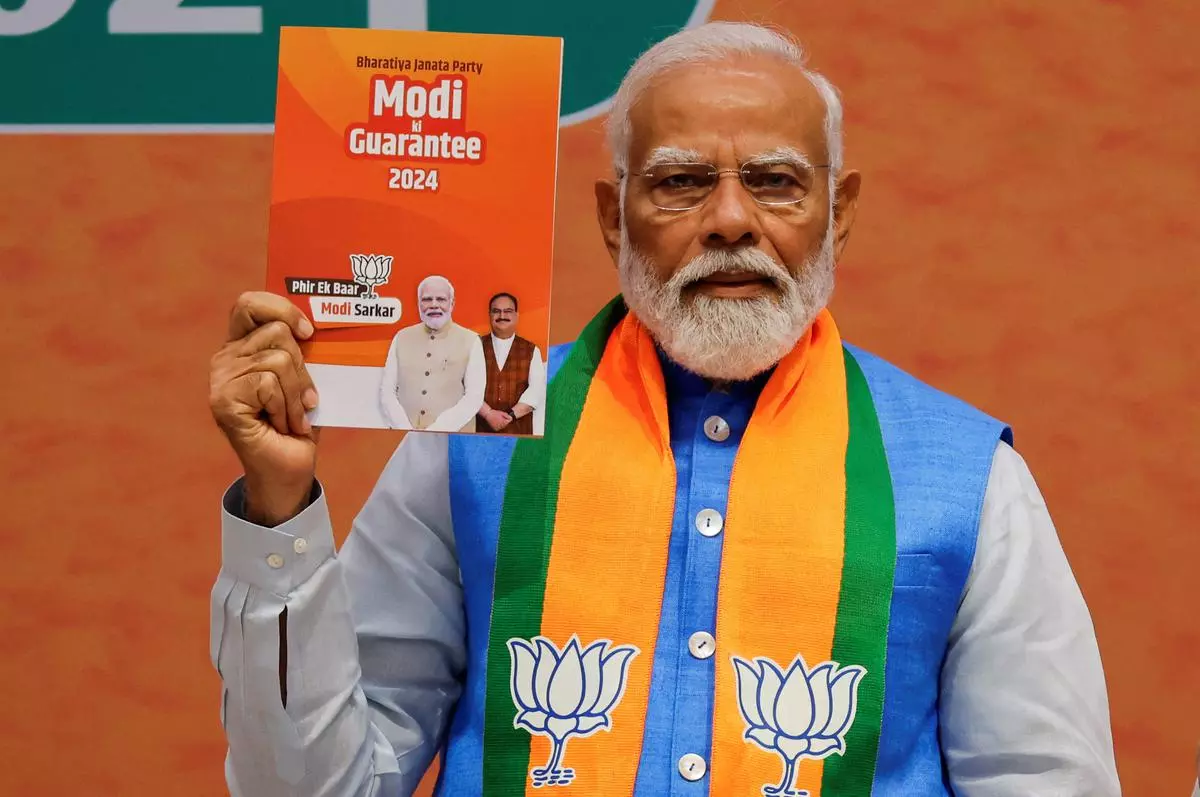 How many seats could the BJP win in the 2024 Lok Sabha elections of India ?