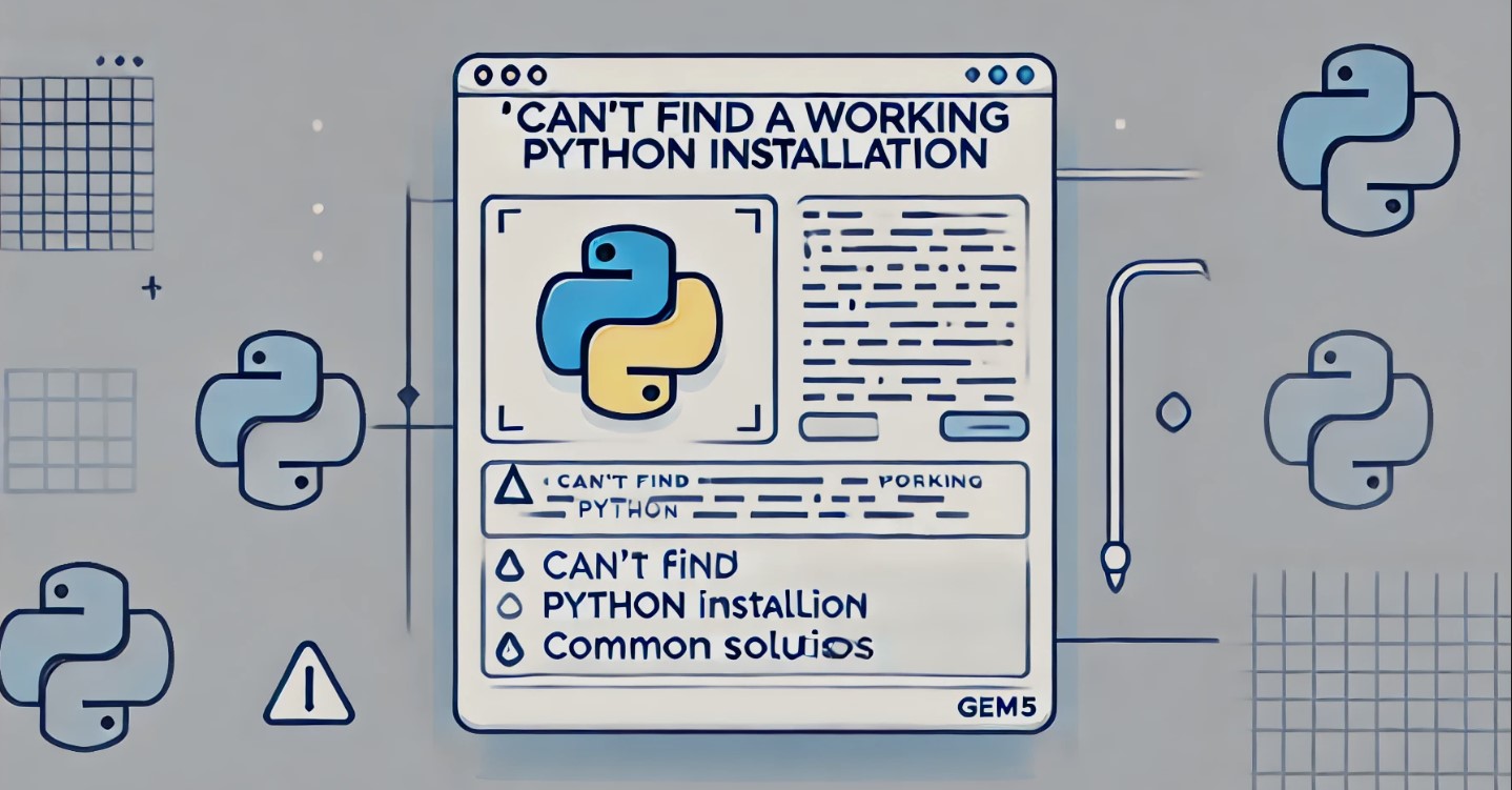 Conquering the &ldquo;Can&rsquo;t Find a Working Python Installation gem5 