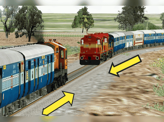 Anti collision device clearance for trains