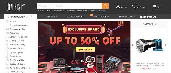 GearBest is an online shopping site