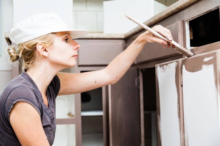 Kitchen Cabinets - Painting Adds Years To Their Life