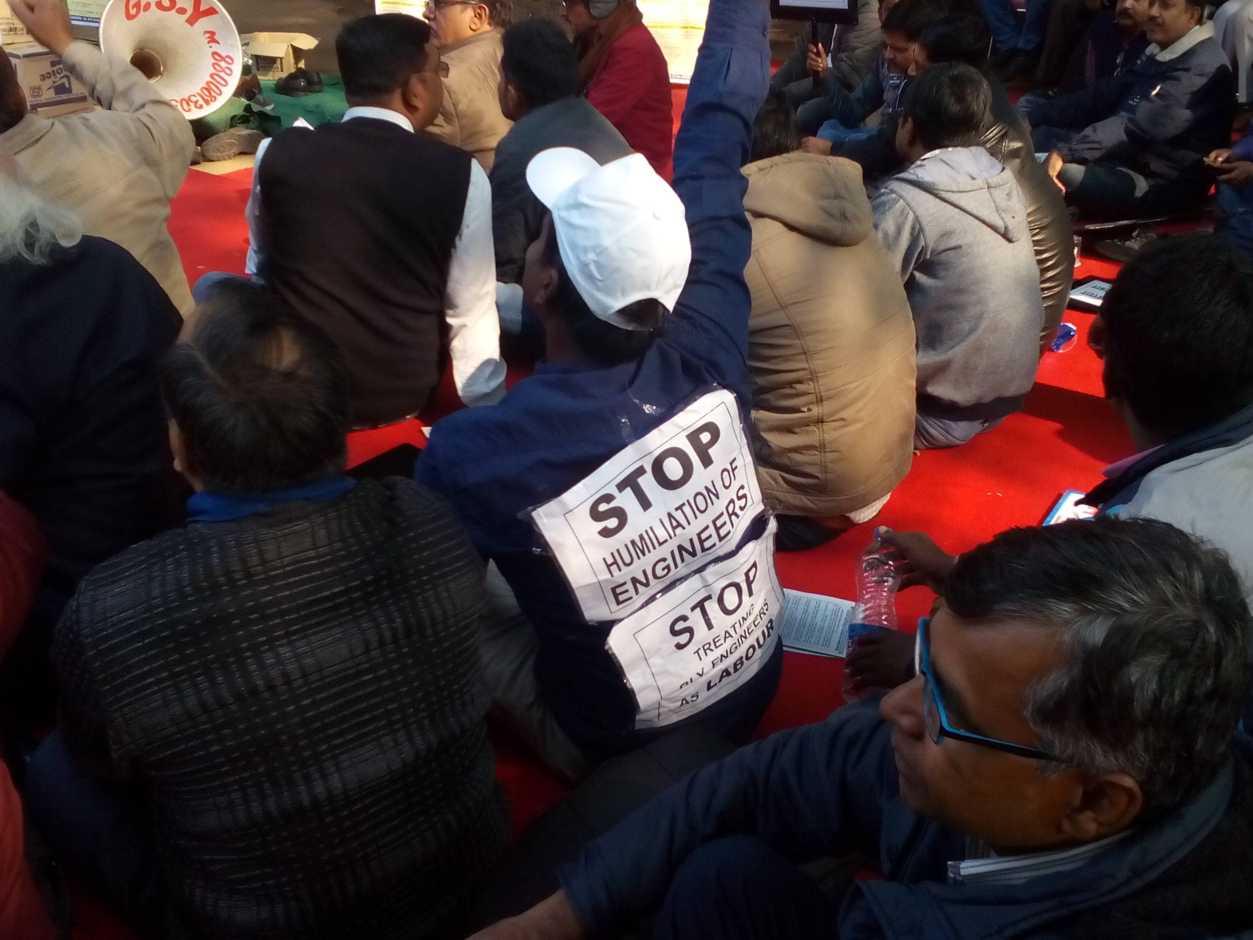 Railway Engineers Protest