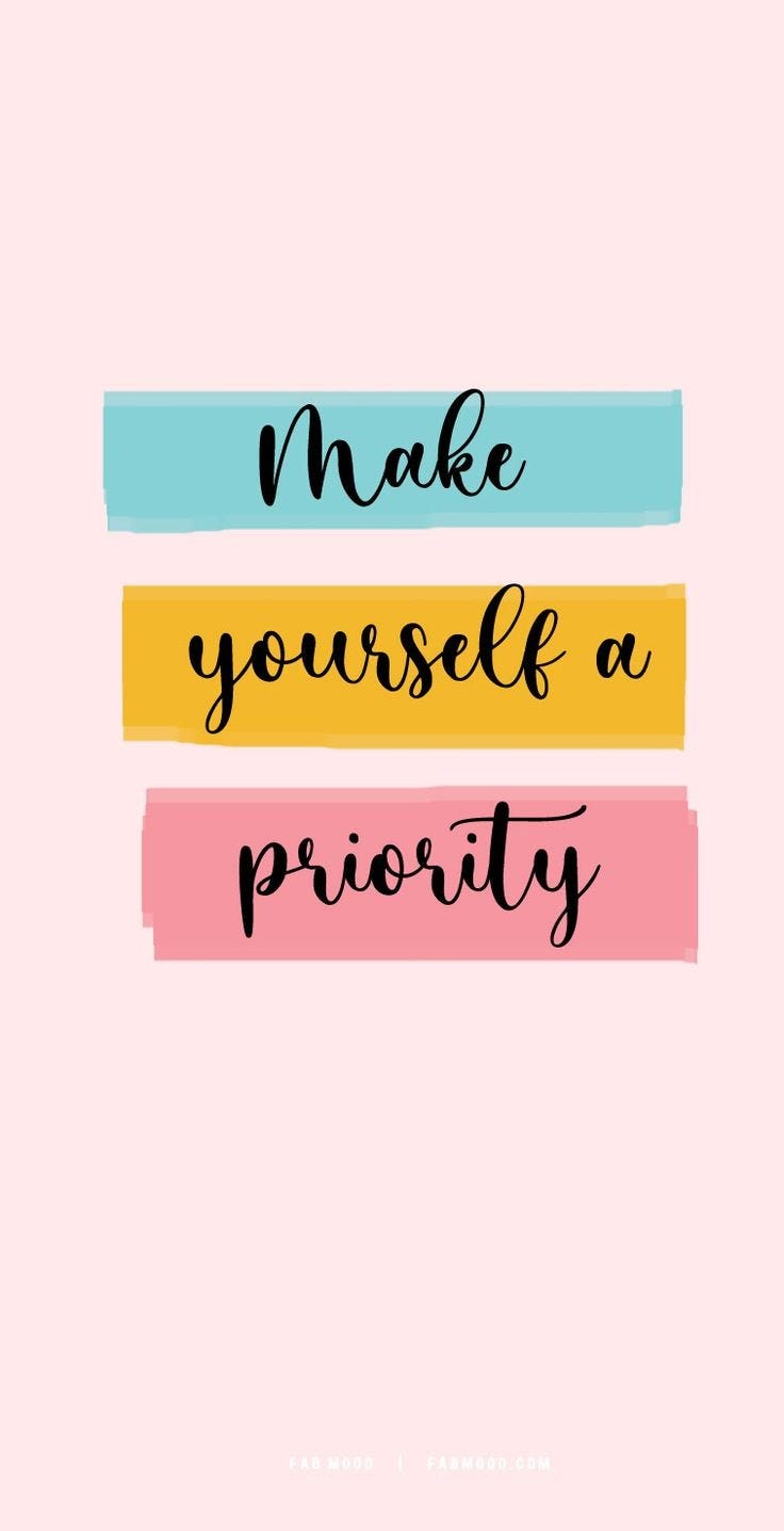 Make yourself as a Priority