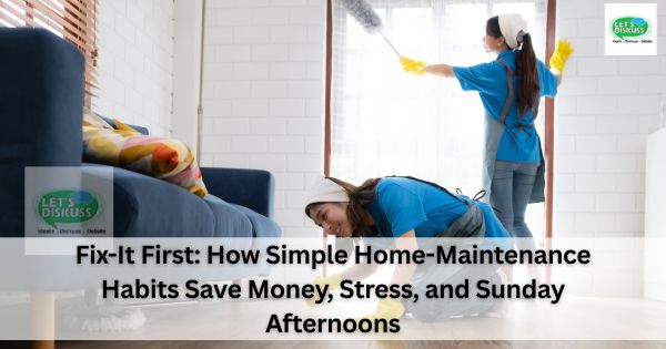 Fix-It First: How Simple Home-Maintenance Habits Save Money, Stress, and Sunday Afternoons