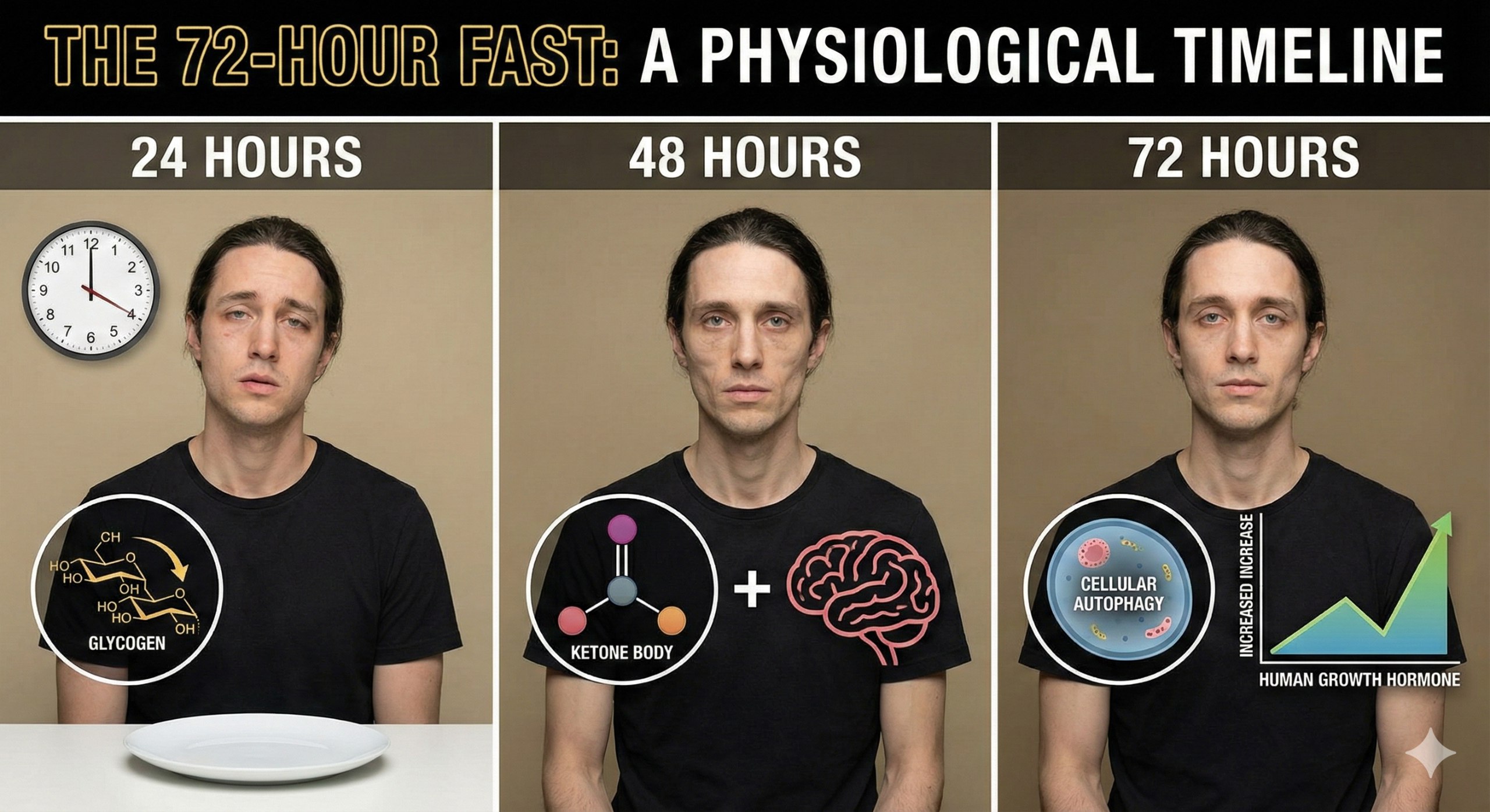 What happens when you don't eat for 72 hours