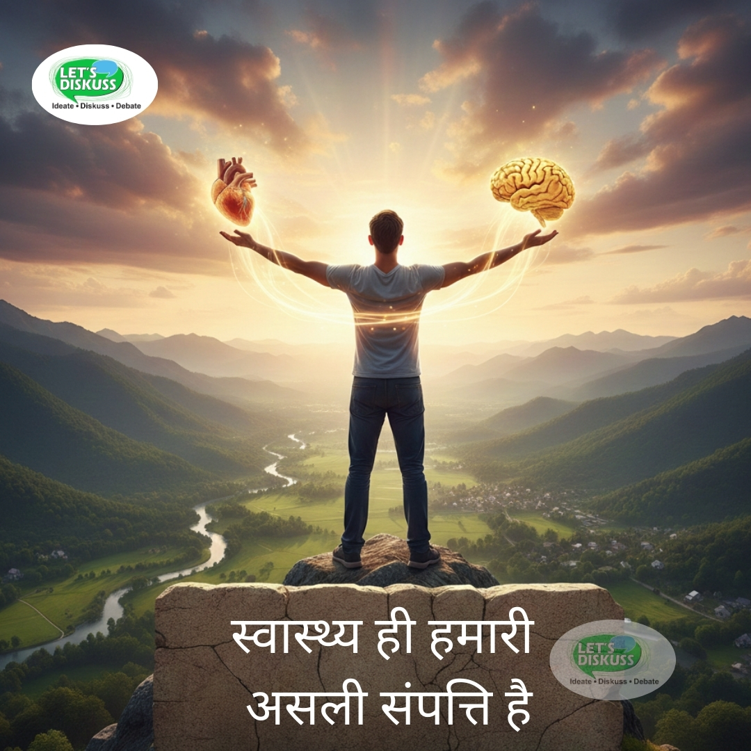 स्वास्थ्य ही हमारी असली संपत्ति है