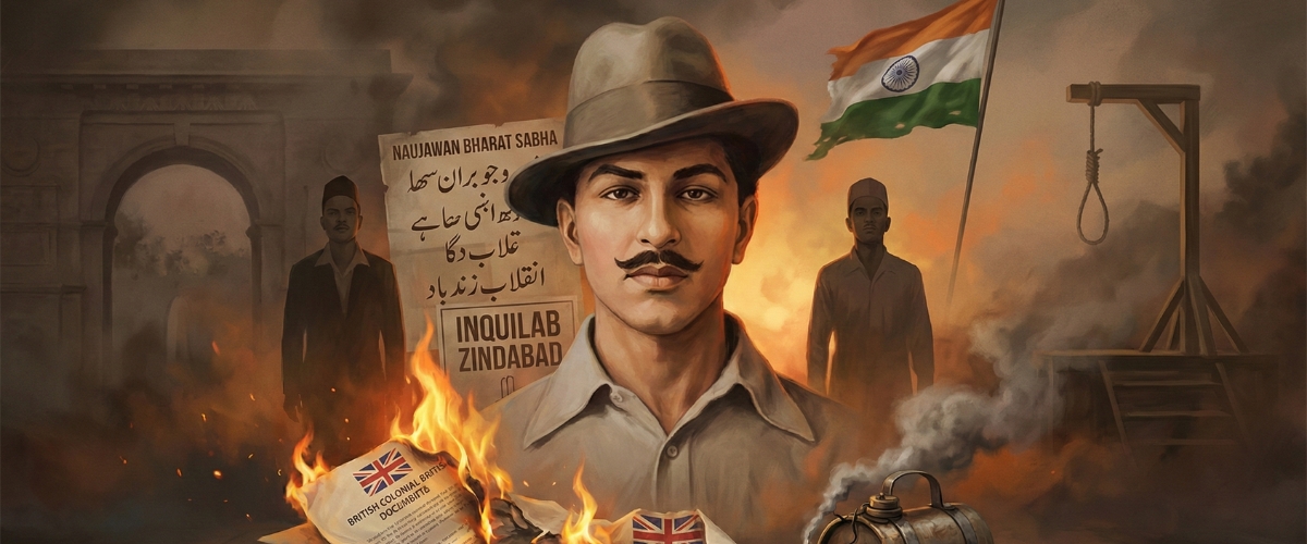 भारतीय स्वतंत्रता आंदोलन के नायक भगत सिंह के पुण्यतिथि पर शत् शत् नमन 