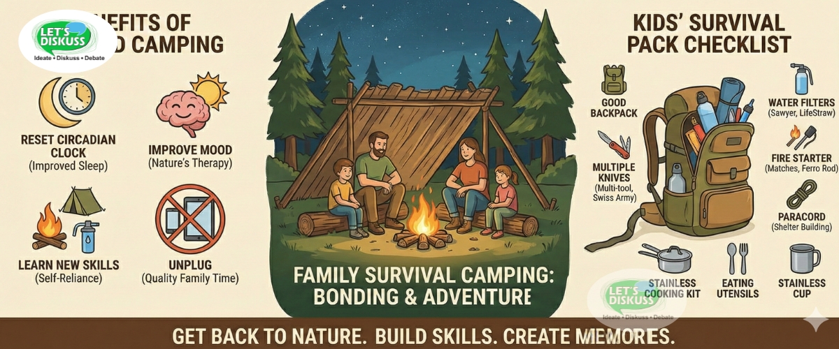 Most Essential Item When Packing for a Kids Camping & Survival Pack