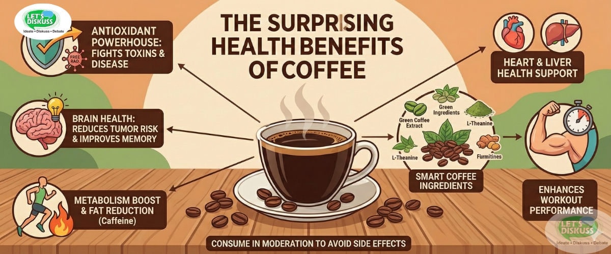 Enjoy great health benefits by drinking delicious elevate smart coffee every day