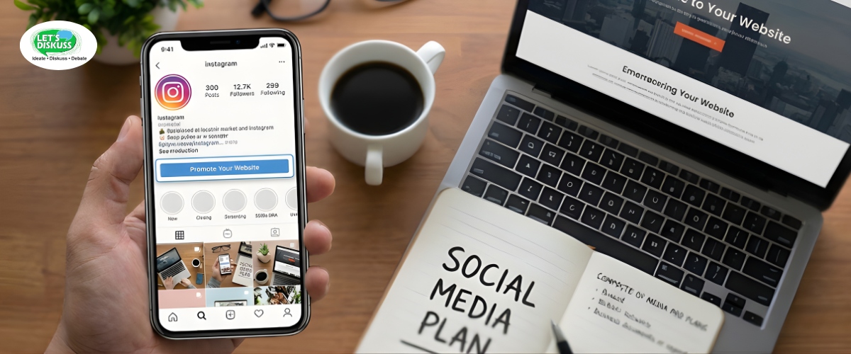 promote your website through instagram