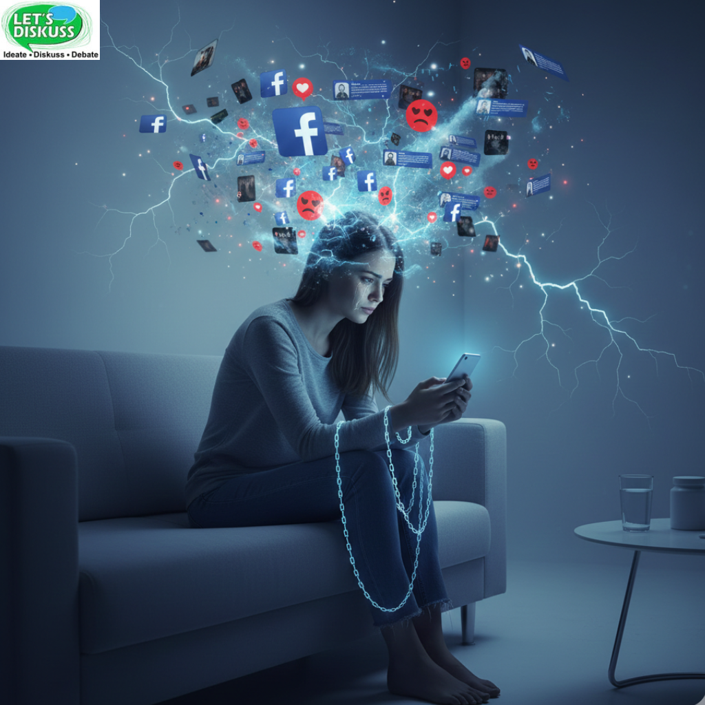 Facebook affect brain