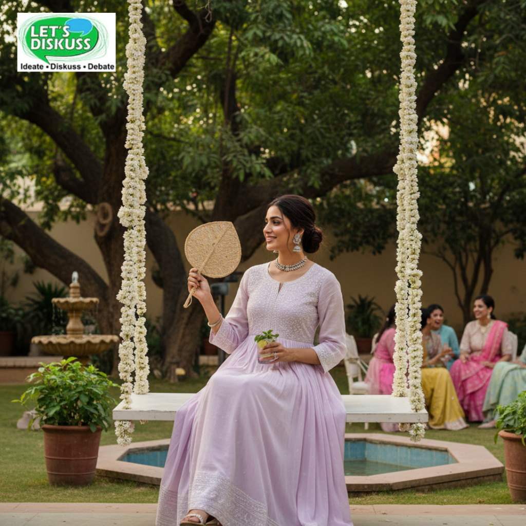 Summer wedding guest